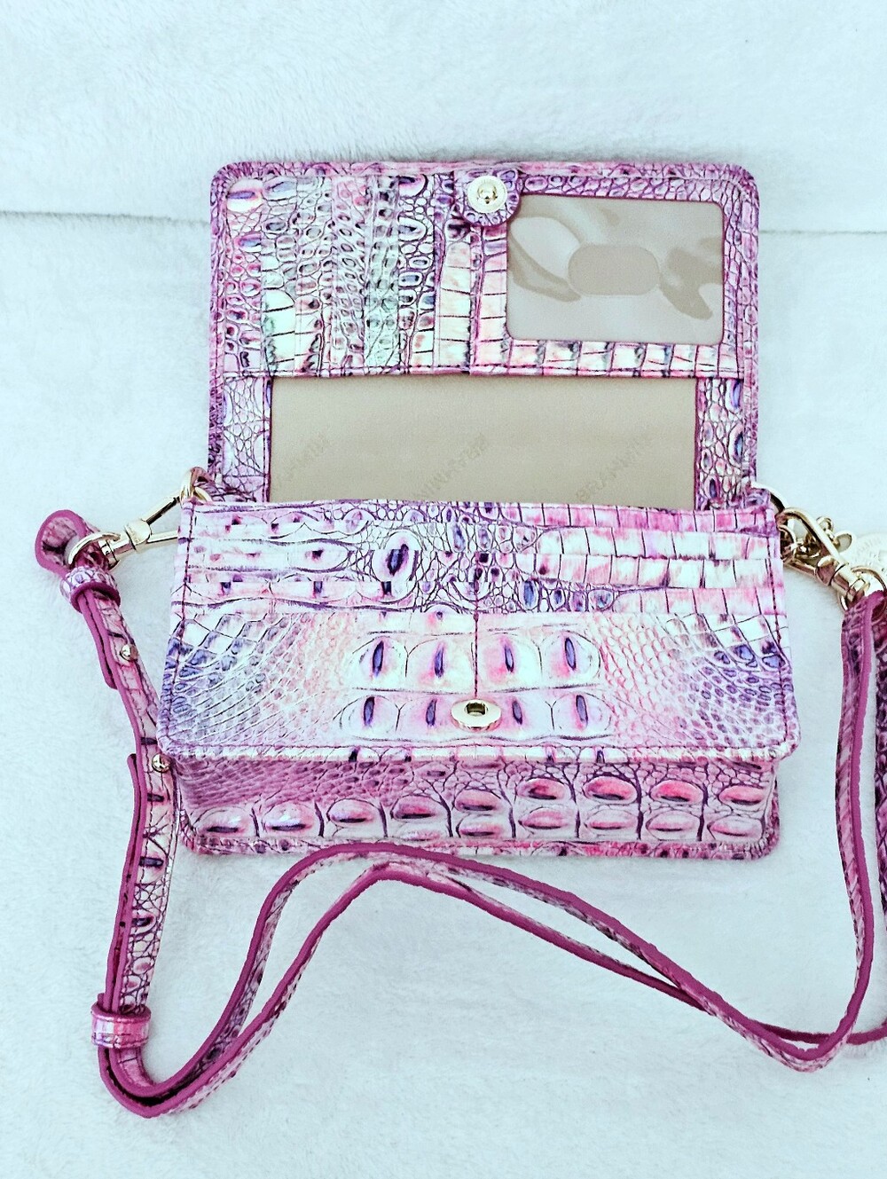 NWT Brahmin PURPLE IRIS Minuette - Picture 8 of 14